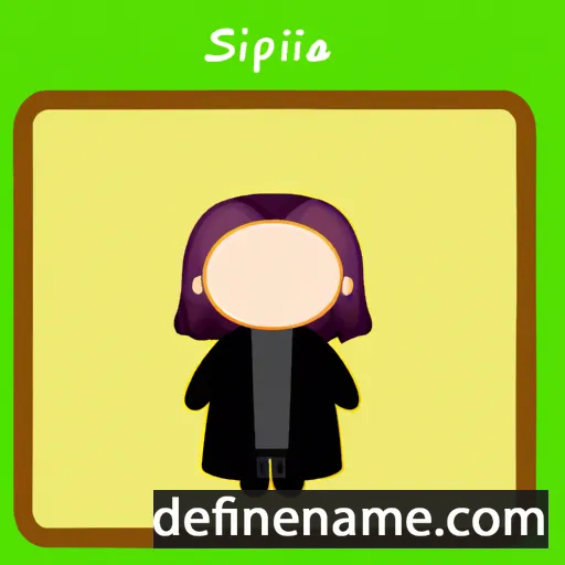 cartoon of the name Sibilina