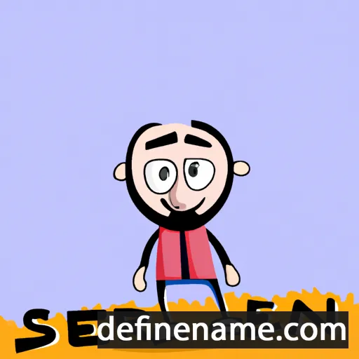 cartoon of the name Sibren