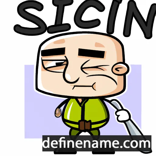 cartoon of the name Sickan