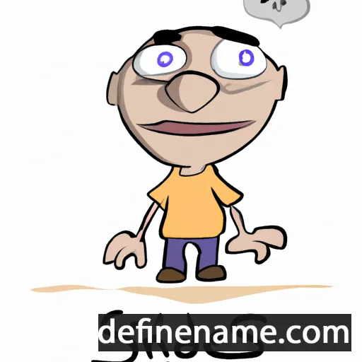 cartoon of the name Sidnejs