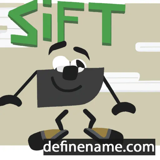 cartoon of the name Sifet