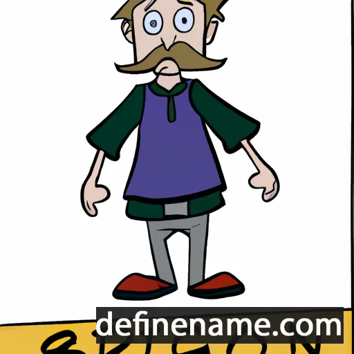 cartoon of the name Sigbjörn