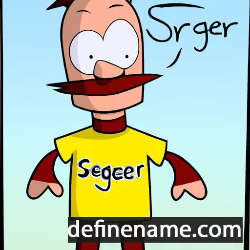 cartoon of the name Sigeræd