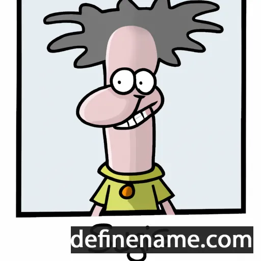 cartoon of the name Sigfus