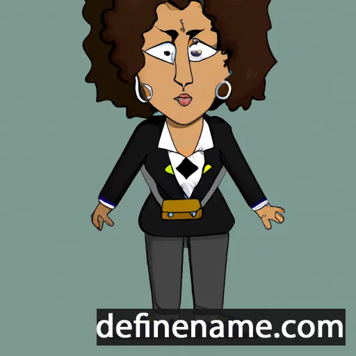 cartoon of the name Sigourney