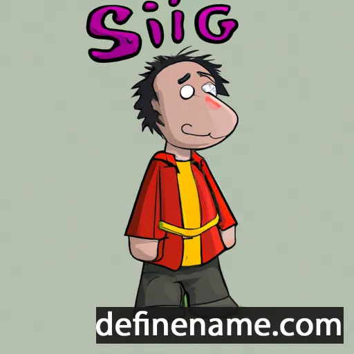 cartoon of the name Sigri