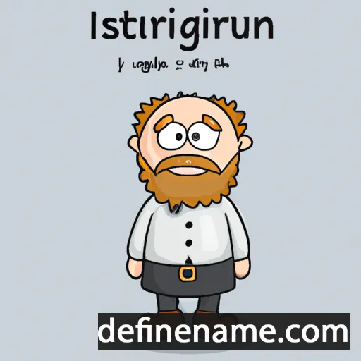 cartoon of the name Sigursteinn