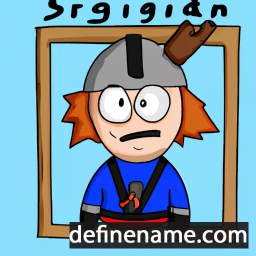 cartoon of the name Sigvarður