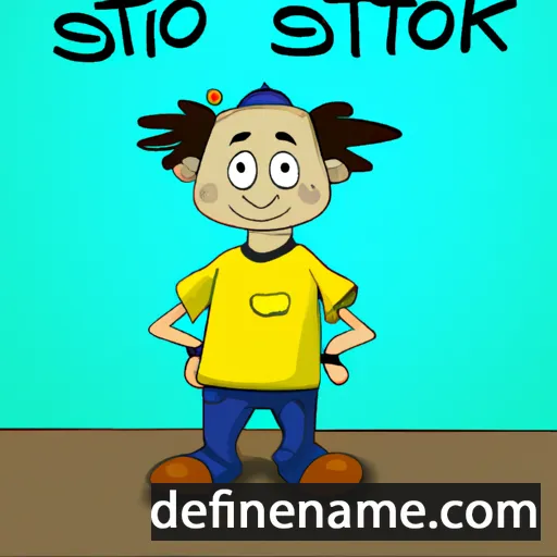 cartoon of the name Siksto