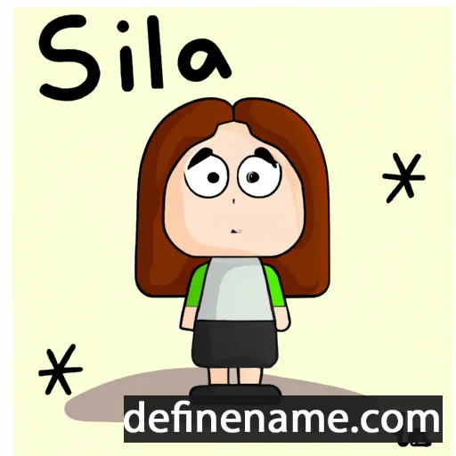 cartoon of the name Silla