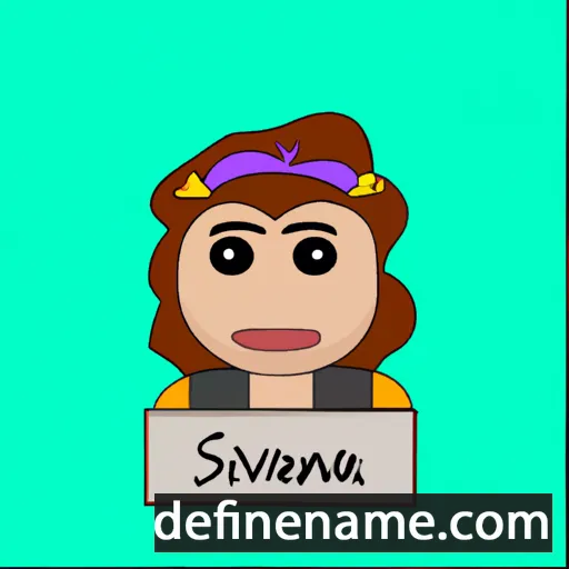 Silvanna cartoon