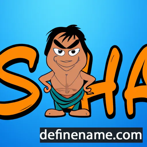 cartoon of the name Simha