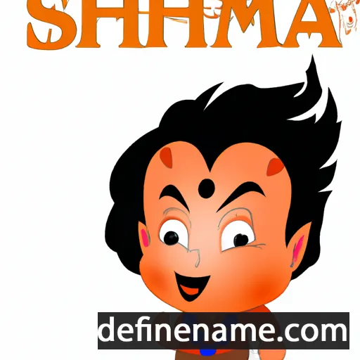 cartoon of the name Simhah