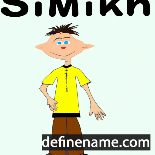 Simmakh cartoon