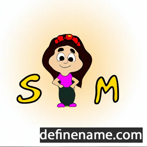 Simmi cartoon