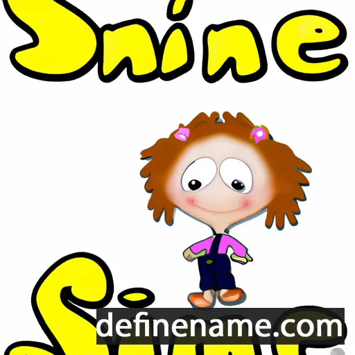 cartoon of the name Simonie