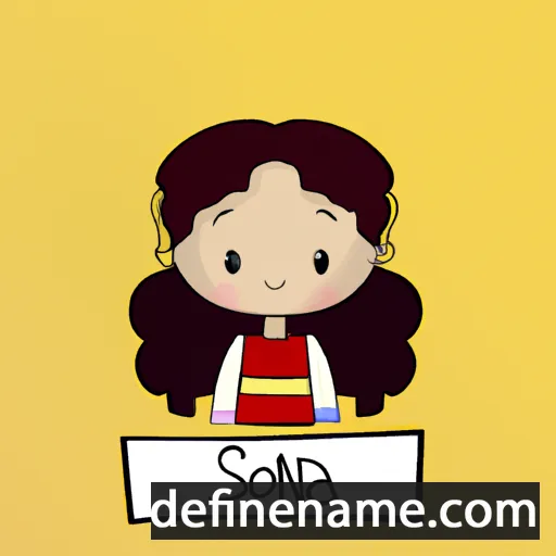 cartoon of the name Síona