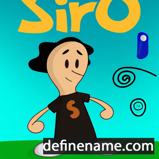 cartoon of the name Sírio