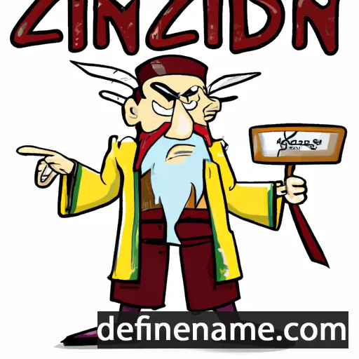 cartoon of the name Sin-zeru-iddin