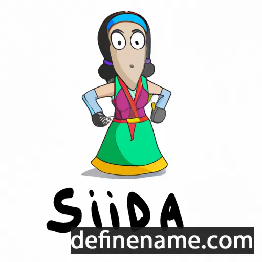 Sinajida cartoon