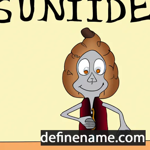 cartoon of the name Sindulf