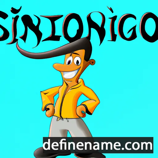 cartoon of the name Sinforino