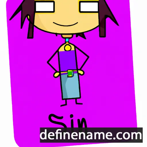 cartoon of the name Sini