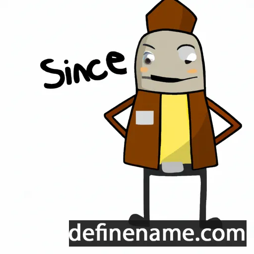 cartoon of the name Sinorice