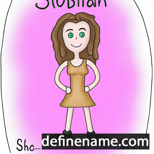 cartoon of the name Siobhan