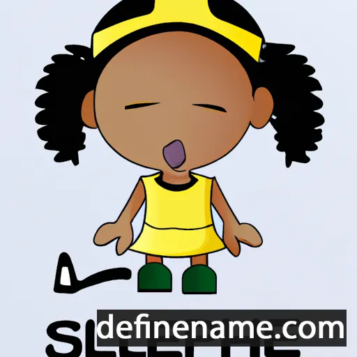 cartoon of the name Siphelele