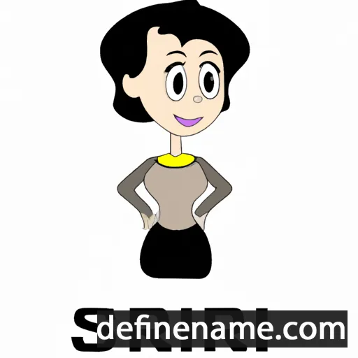 cartoon of the name Siri