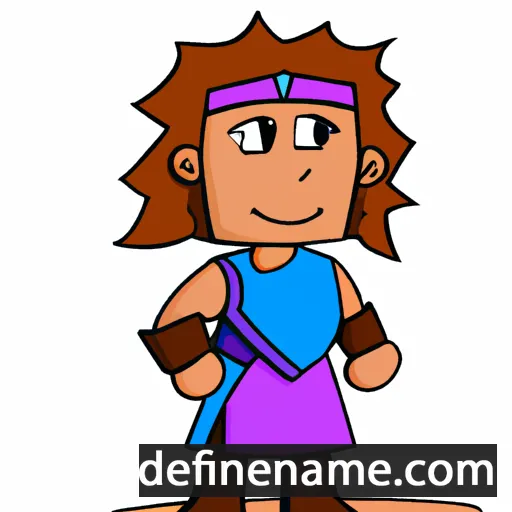 cartoon of the name Siriann