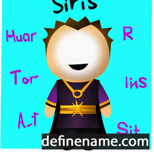 cartoon of the name Siris