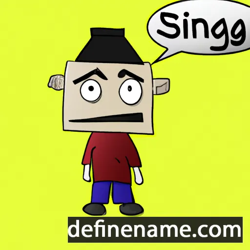 cartoon of the name Sisang