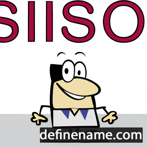 cartoon of the name Sisco