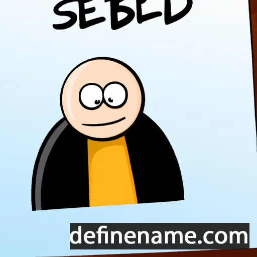 cartoon of the name Sisebald