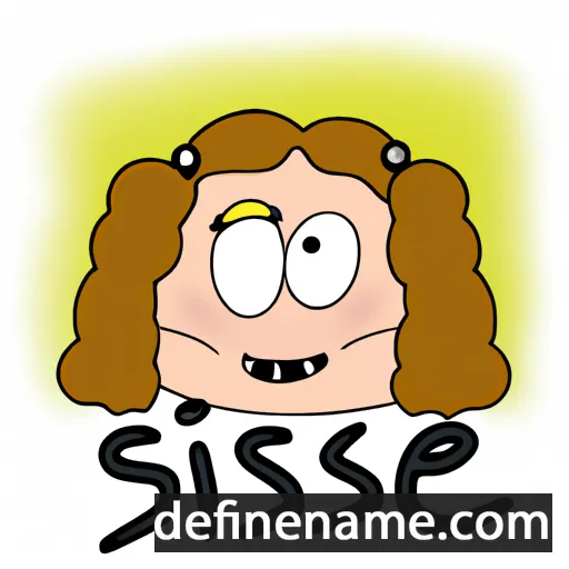 cartoon of the name Sisse