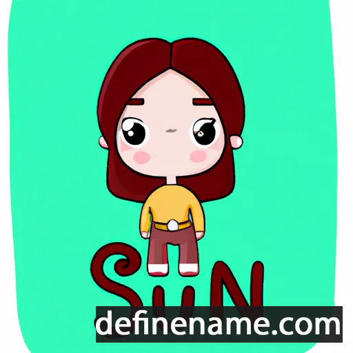 cartoon of the name Siún