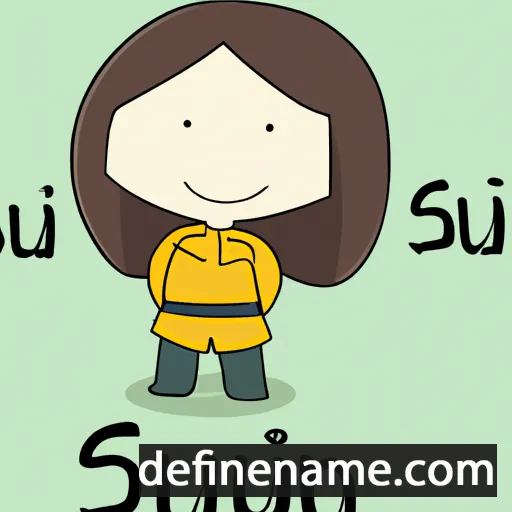 cartoon of the name Siuan