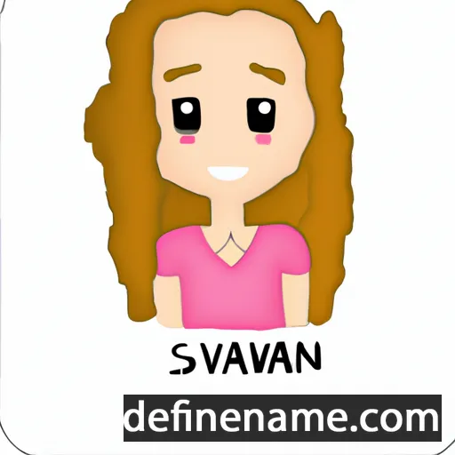 cartoon of the name Sivannah