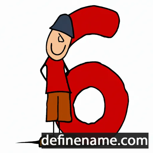 cartoon of the name Six