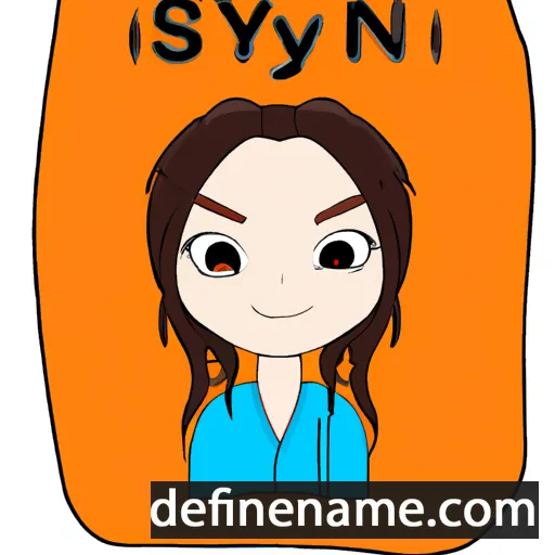 cartoon of the name Siyuan