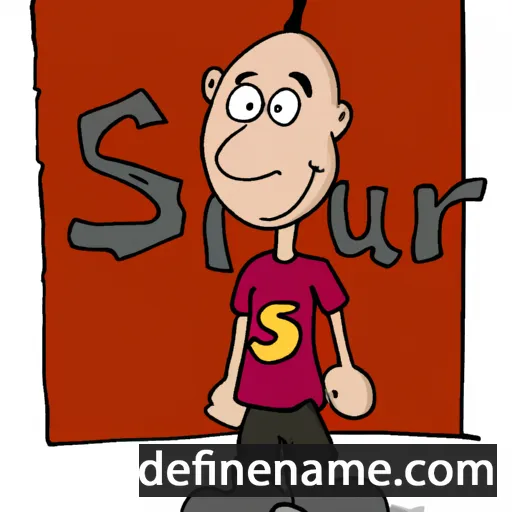 Sjur cartoon