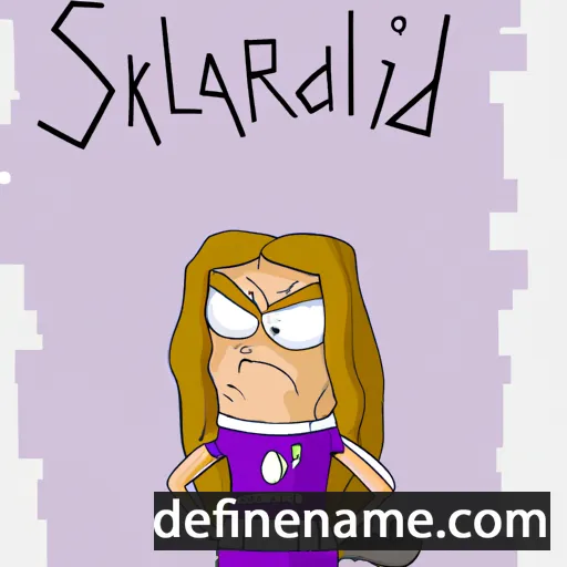 cartoon of the name Skarði