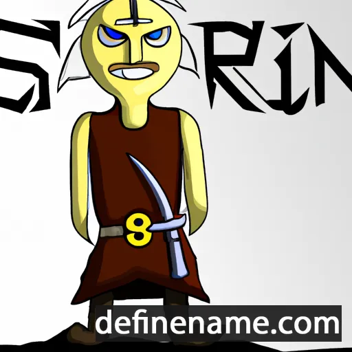 cartoon of the name Skírnir