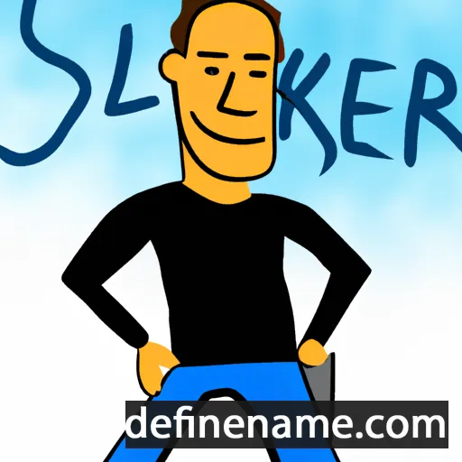 cartoon of the name Skiler