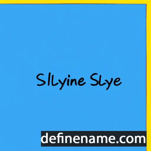 cartoon of the name Skilynne