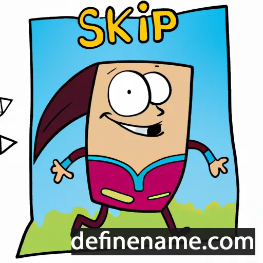 cartoon of the name Skip