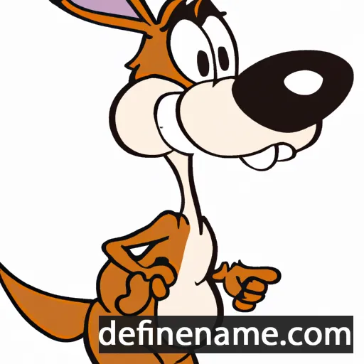 cartoon of the name Skippy