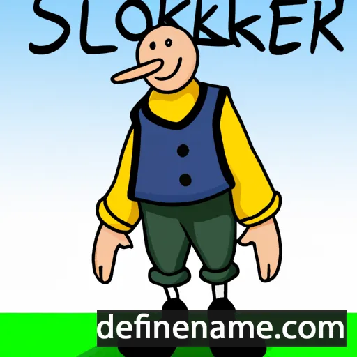 cartoon of the name Skjøller